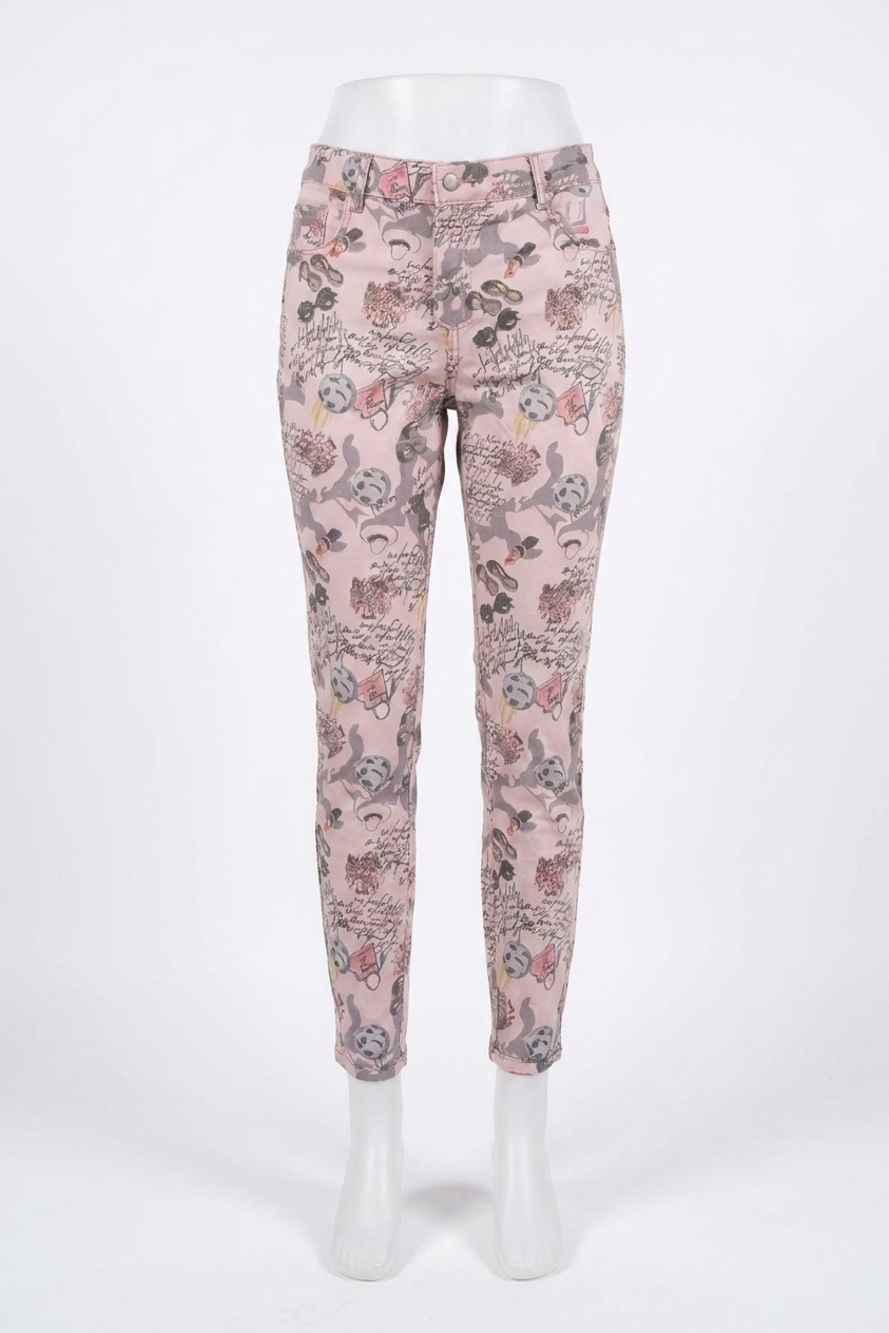 NEW FRANK LYMAN rachel reversible jean - plus in pink